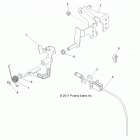 R12XT87AA/9EAS RZR 4 XP 900 Двигатель, педаль газа