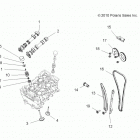 R12XT87AA/9EAS RZR 4 XP 900 Engine, valves and camshafts