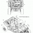 R11JH87AA/AD RZR XP 900 Кузов Наклейки