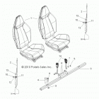 R11JH87AA/AD RZR XP 900 Body, seat mounting and belts