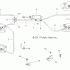 R11XH76AW/AZ/XY76AA RZR 4/EPS RGE Тормоза, тормозные магистрали и главный цилиндр