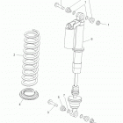 R11XH76AW/AZ/XY76AA RZR 4/EPS RGE Suspension, front shock mounting