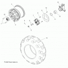 R11XH76AW/AZ/XY76AA RZR 4/EPS RGE Колесо заднее