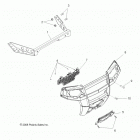 R09VH76 RZR 800 EFI ALL OPTIONS Body, front bumper