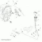 R09VH76 RZR 800 EFI ALL OPTIONS Селектор передачи