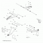 R09VH76 RZR 800 EFI ALL OPTIONS Suspension, front control arms