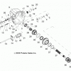 R09VH76 RZR 800 EFI ALL OPTIONS Drive train, main gearcase intl comp 2 (built 10  /  15 ...