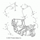 R08VH76AD/AG RZR 800 EFI Frame, cab