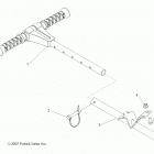 R08VH76AD/AG RZR 800 EFI Grab bar, passenger