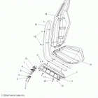R08VH76AD/AG RZR 800 EFI Seat asm.
