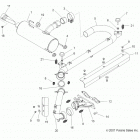 R08VH76AD/AG RZR 800 EFI Глушитель