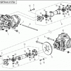 500-A Basic/Classic Запчасти рамы. F26-Передний и задний редуктор
