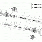 500-2A Запчасти рамы. F10-Передние колеса