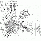 X6 EFI Запчасти двигателя. E09 CYLINDER HEAD
