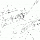 X6 EFI Запчасти рамы. F01 HEADLIGHT