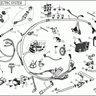 X6 EFI Запчасти рамы. F21 ELECTRIC SYSTEM