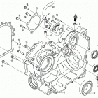 X6 ELKA&PROLIGHT Запчасти двигателя. E03  RIGHT CRANKCASE
