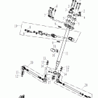 X6 ELKA&PROLIGHT Запчасти рамы. F13 STEERING SYSTEM