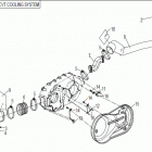 X6 ELKA&PROLIGHT Запчасти рамы. F28  CVT /  CVT COOLING SYSTEM