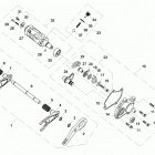 X8 EFI/EPS Запчасти двигателя. E24 GEARSHIFT ASSY(3)