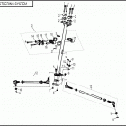 X8 EFI/EPS Запчасти рамы. F10-2 STEERING SYSTEM
