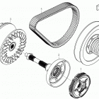 Z6 EFI Запчасти двигателя. E13  CLUTCH & CVT