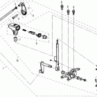 Z6 EFI Запчасти рамы. F17 GEAR SHIFTING SYSTEM