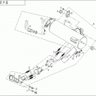 Z6 EFI Запчасти рамы. F20-1  MUFFLER