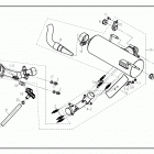 Z6 EFI Запчасти рамы. F20-2  MUFFLER