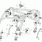 Z6 EFI Запчасти рамы. F24 CAB FRAME