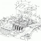 CF500 Запчасти рамы. F05