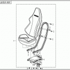 Z8 EFI/EPS Запчасти рамы. F13 SEAT ASSY