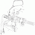 HiSun ATV 400 H LEFT HANDLE BAR