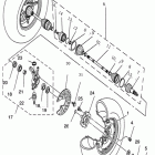 HiSun ATV 400 H FRONT TRANSMISSION PART