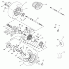HiSun ATV 400 H REAR BRIDGE PART