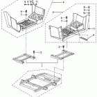 HiSun ATV 800 GT Left / right footrest