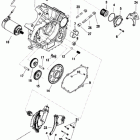 HiSun ATV 800 GT Left crankcase & Water pump