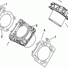 HiSun ATV 800 GT Cylinder 
