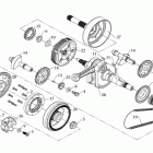 Dinli ATV 700 GT Коленвал