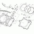 Dinli ATV 700 D Цилиндр