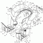 Dinli ATV 800 D Заднее крыло