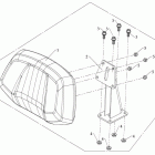 Dinli ATV 800 D Спинка сиденья 