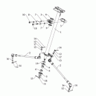 Dinli ATV 800 D Рулевая колонка