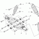 ATV 110 D (603) Передняя, задняя подвеска