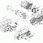 ATV 110 D (603) Картер двигателя, крышка редуктора