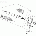 ATV 500 X (Panda 500) F04  FRONT KNUCKLE   