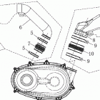 ATV 500 X (Panda 500) F30  CVT  CVT COOLING SYSTEM  