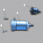 ATV 500 X (Panda 500) E14     STARTING MOTOR