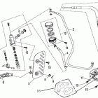 ATV 500 GT1 F21    RR.BRAKE MASTER CYLINDER AND PIPELINE   