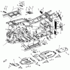 ATV 500 GT1 F23-1    FRAME(XY500ATV-2) 